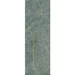 Декор Kerama Marazzi Эвора глянцевый обрезной зеленый 30х89,5 см