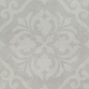 Декор Kerama Marazzi Монсеррат матовый обрезной серый светлый 60х60 см