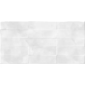 Облицовочная плитка Cersanit Carly CSL523 рельеф кирпичи светло-серый 59,8*29,8 см