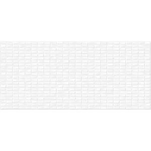 Облицовочная плитка Cersanit Pudra PDG053 мозаика рельеф белый 44*20 см