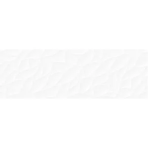 Плитка настенная Cersanit Glory GOU052 рельеф белая 75*25 см