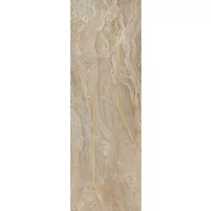 Декор Эвора глянцевый обрезной бежевый 30х89,5 см