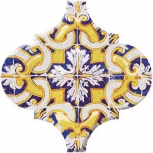Декор Kerama Marazzi Арабески Майолика орнамент OP\A159\65000 6,5*6,5 см