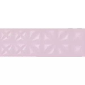 Плитка настенная Cersanit Lila LLU072D рельеф розовый 25x75