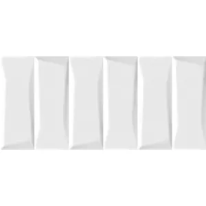 Облицовочная плитка Cersanit Evolution рельеф белый EVG053 20x44