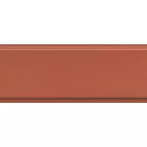 Бордюр Kerama Marazzi Магнолия матовый обрезной оранжевый 12х30 см