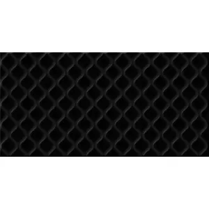 Облицовочная плитка Cersanit Deco DEL232 рельеф черный 59,8*29,8 см