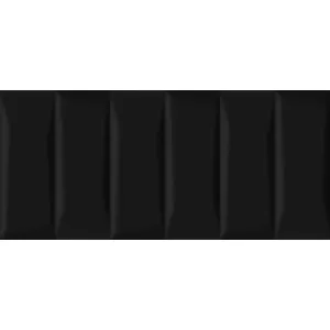Облицовочная плитка Cersanit Evolution рельеф черный EVG233 20x44